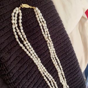 Pearl and Gold Necklace